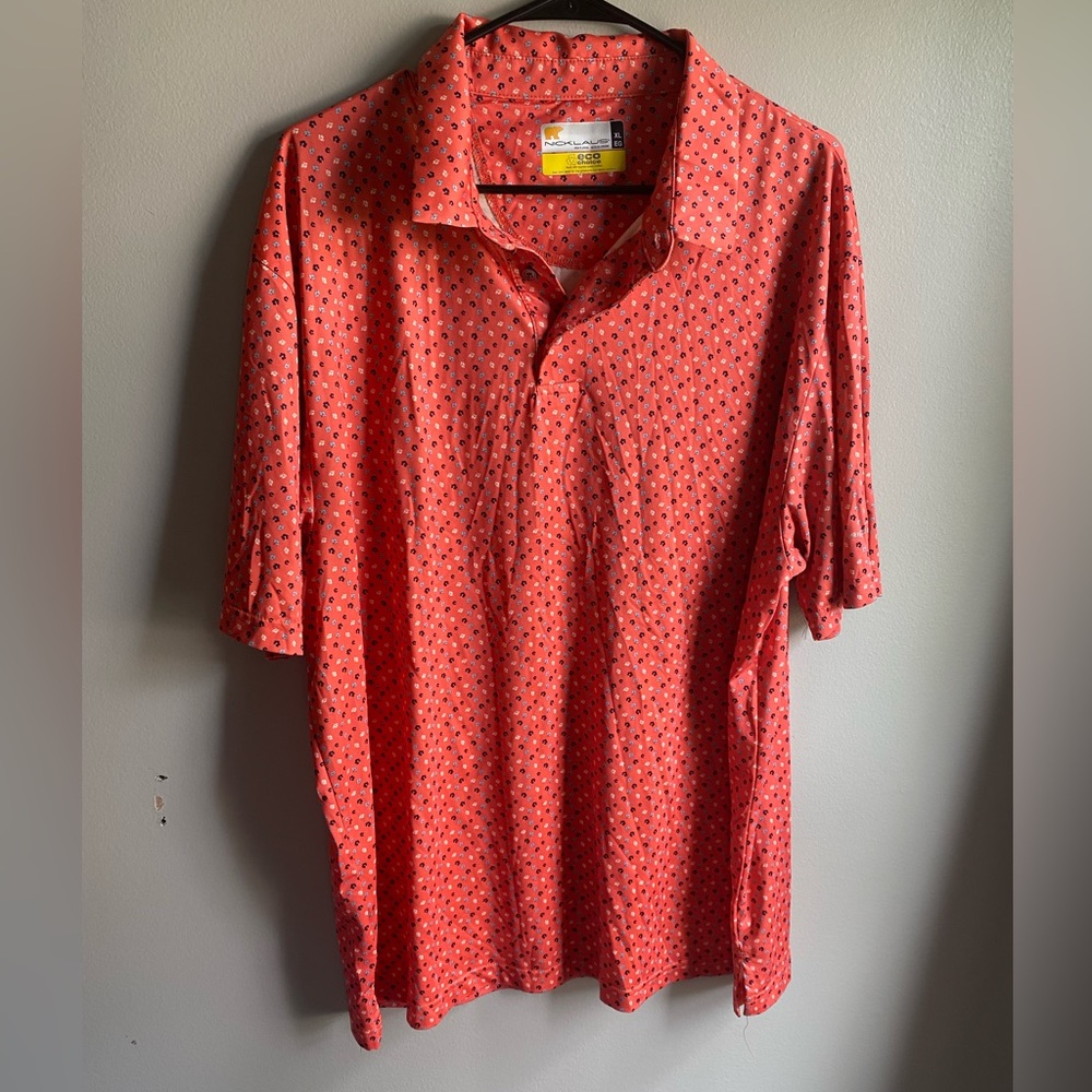 NICKLAUS Golf Polo Shirt Men's Eco Choice Short Sleeve